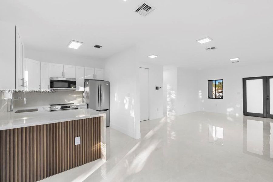 Furnished interior view inside a new home in , Miami (Image 7). Furnished interior view inside a new home in , Miami (Image 7).