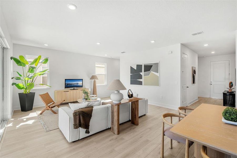 Furnished interior view inside a new home in Eden Crest, Apopka (Image 13).