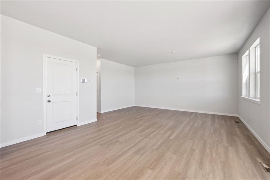 A room with white doors. A room with white doors.