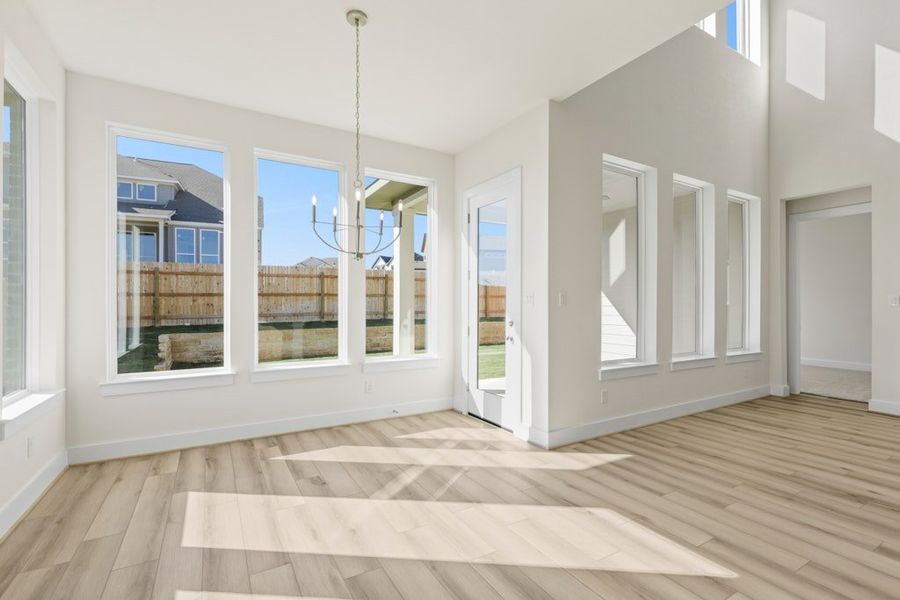 Spacious, unfurnished interior of a new home in Blackhawk, Pflugerville (Image 18).