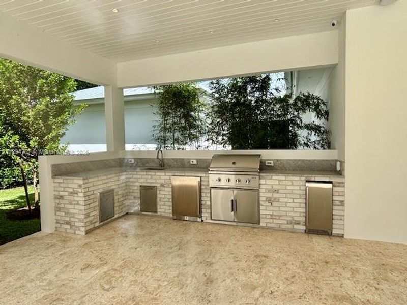 Exterior details and patio area of a home in , Pinecrest (Image 1). Exterior details and patio area of a home in , Pinecrest (Image 1).