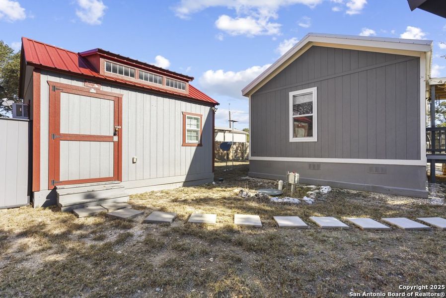 Exterior details and patio area of a home in , Bandera (Image 1). Exterior details and patio area of a home in , Bandera (Image 1).
