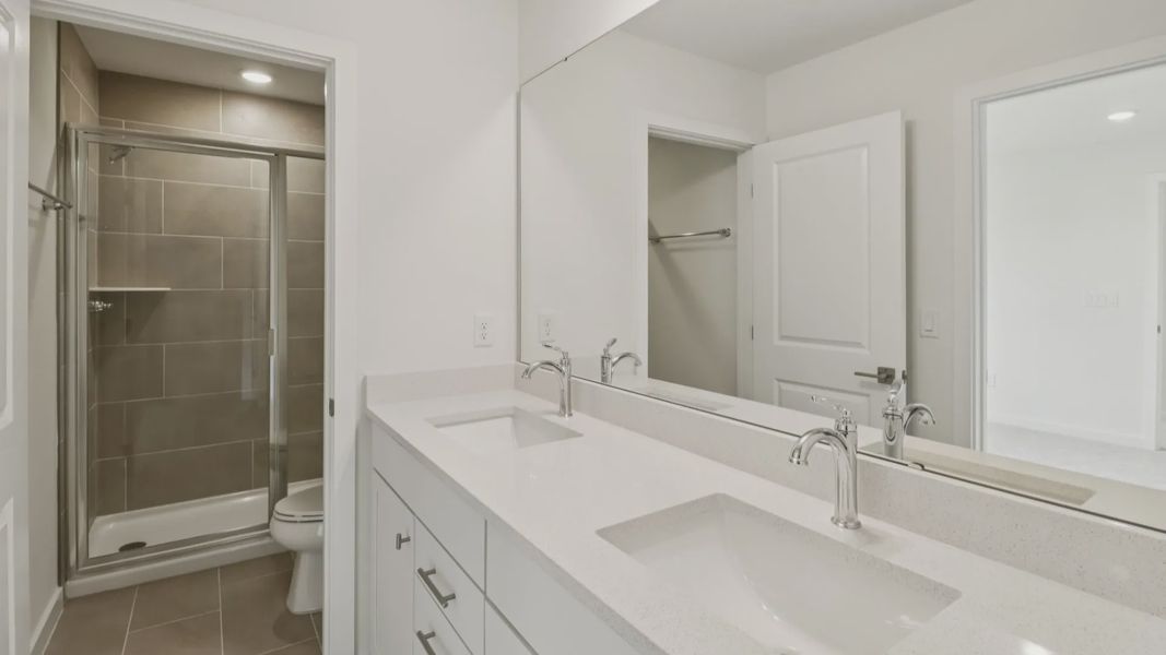 Furnished interior view inside a new home in Cyrene at Harmony, St. Cloud (Image 20).