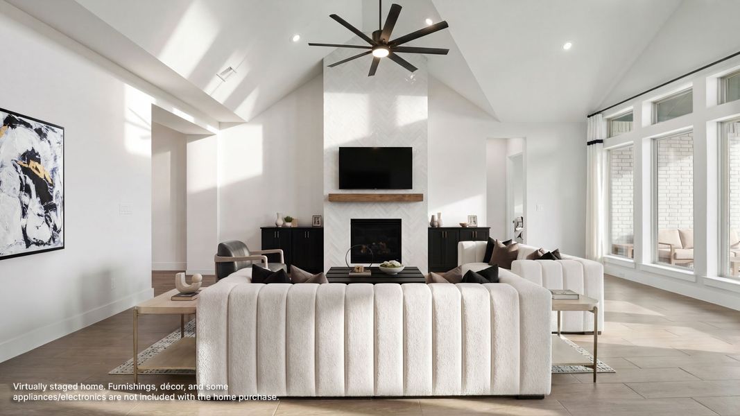 Furnished interior view inside a new home in Landmark, Denton (Image 8). Furnished interior view inside a new home in Landmark, Denton (Image 8).