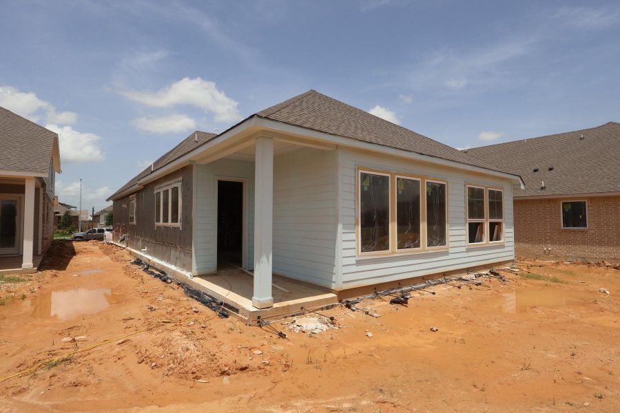 In-progress construction of a new home in Jordan Ranch - Terrace Collection, Fulshear, TX (Image 6). In-progress construction of a new home in Jordan Ranch - Terrace Collection, Fulshear, TX (Image 6).