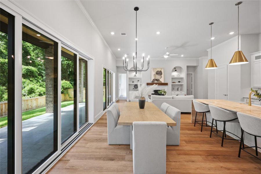Furnished interior view inside a new home in Bentwater, Montgomery (Image 38). Furnished interior view inside a new home in Bentwater, Montgomery (Image 38).