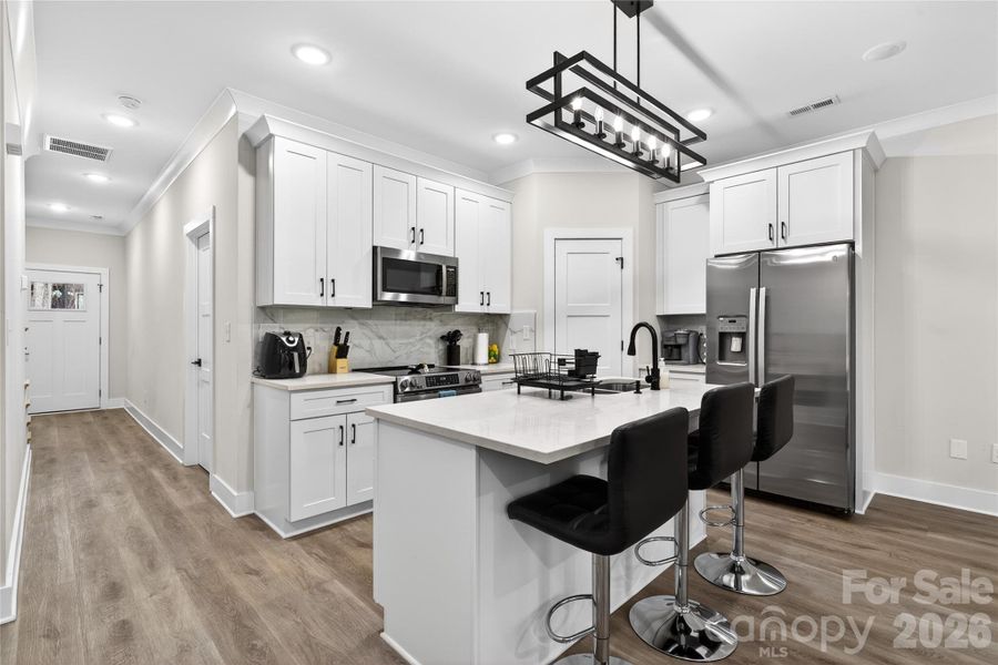 Furnished interior view inside a new home in , Charlotte (Image 19).