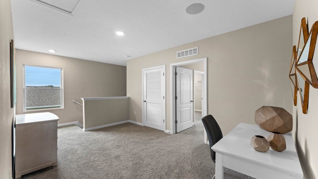 Furnished interior view inside a new home in Harmony West, St. Cloud (Image 18).