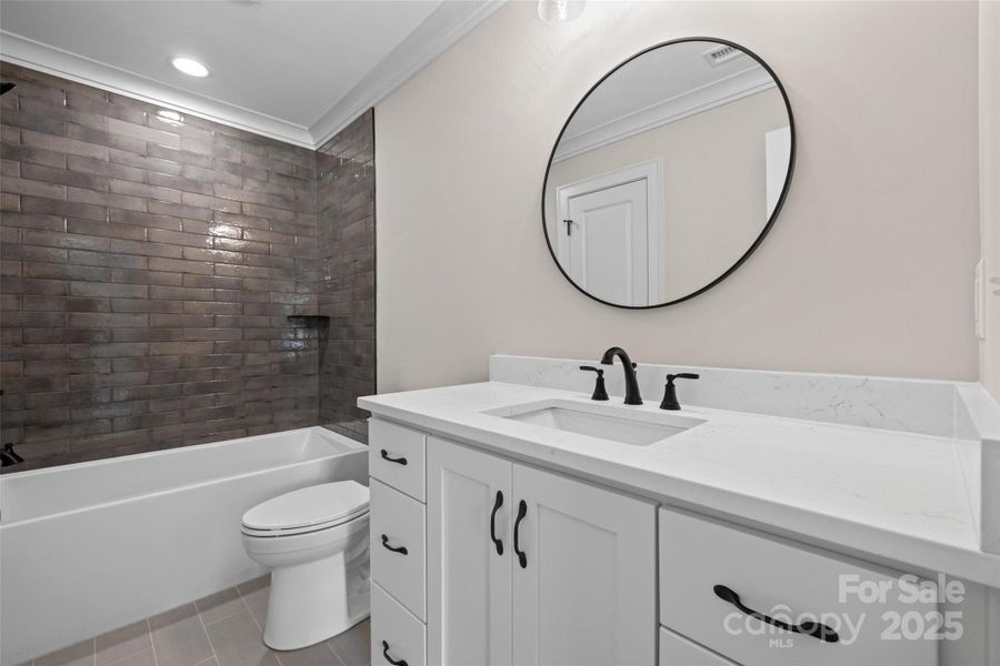 Furnished interior view inside a new home in , Clover (Image 10).