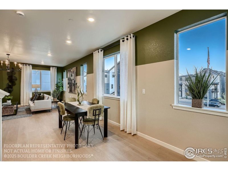 Furnished interior view inside a new home in Baseline, Broomfield (Image 38). Furnished interior view inside a new home in Baseline, Broomfield (Image 38).