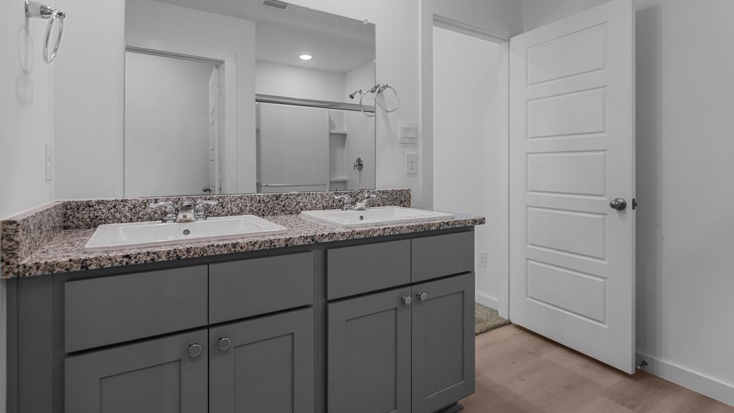 Furnished interior view inside a new home in Everest Heights, Lubbock (Image 6). Furnished interior view inside a new home in Everest Heights, Lubbock (Image 6).