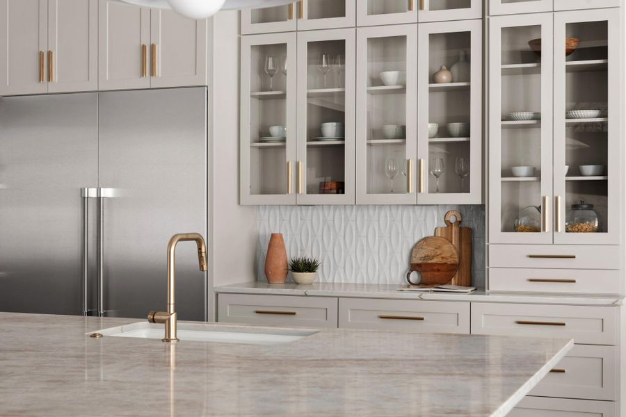 From the custom millwork to the premium hardware, every detail of this culinary space has been executed to the highest standard