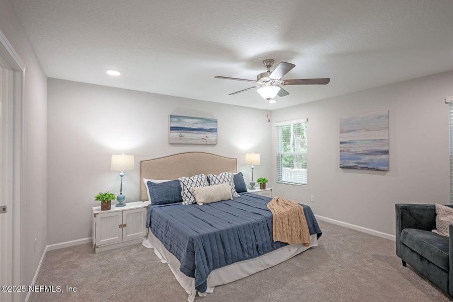 Furnished interior view inside a new home in , Jacksonville (Image 15). Furnished interior view inside a new home in , Jacksonville (Image 15).