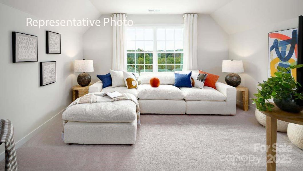Furnished interior view inside a new home in Sanctuary at Southgate, Indian Trail (Image 15).