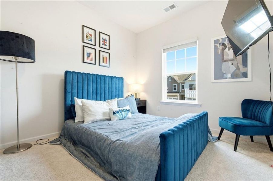 Furnished interior view inside a new home in , Sugar Hill (Image 14). Furnished interior view inside a new home in , Sugar Hill (Image 14).