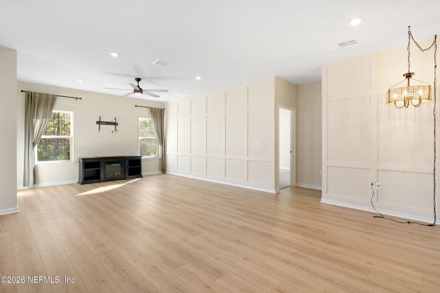 Spacious, unfurnished interior of a new home in Seminole Palms Single-Family Homes, Palm Coast (Image 39).