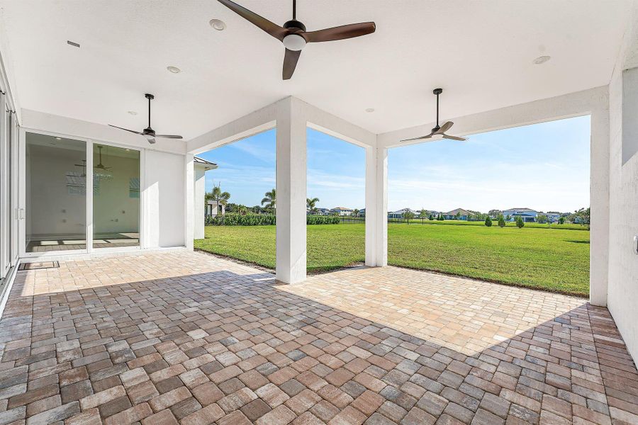 Exterior details and patio area of a home in Bridgewater, Jupiter (Image 32). Exterior details and patio area of a home in Bridgewater, Jupiter (Image 32).