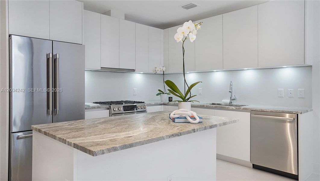 Furnished interior view inside a new home in , Miami (Image 6).