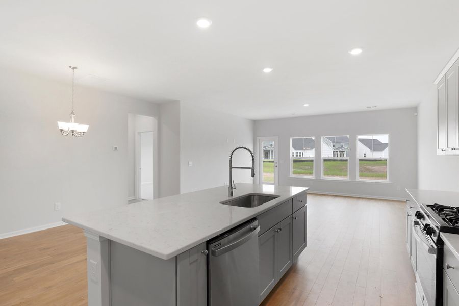 Furnished interior view inside a new home in , Summerville (Image 5).