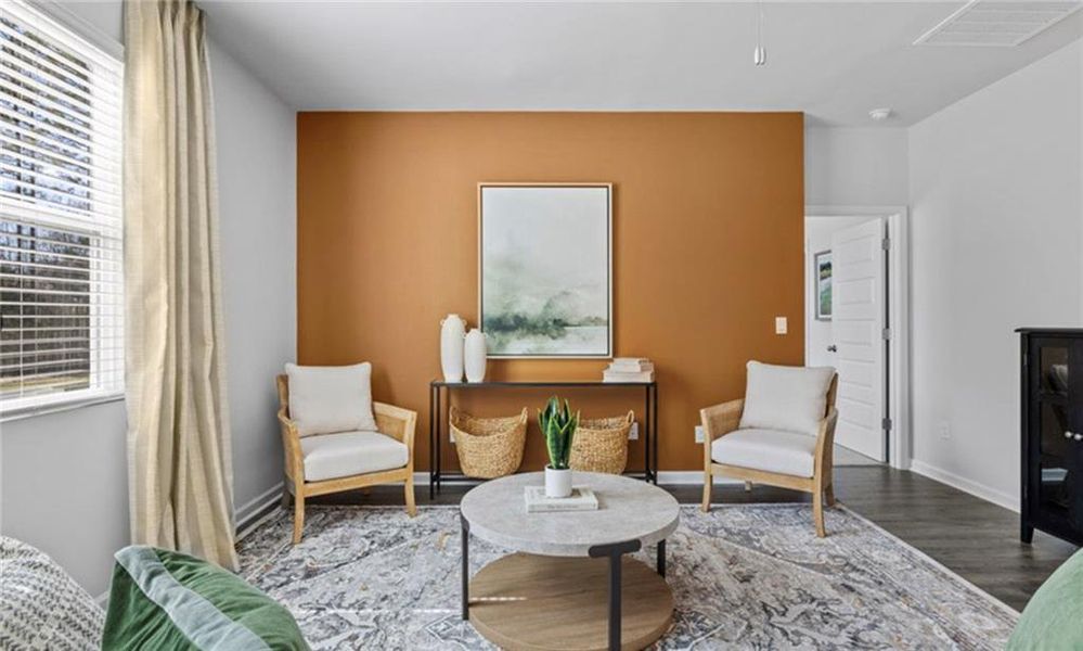 Furnished interior view inside a new home in Twin Lakes, Hoschton (Image 4).