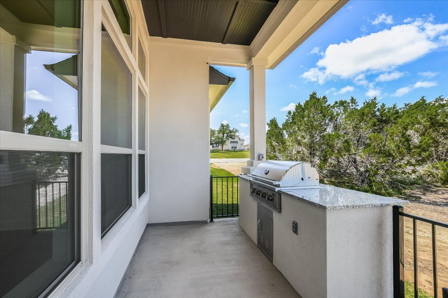 Representative exterior details of a home built from the Siena III by Giddens Homes in Clearwater Ranch, Liberty Hill (Image 87).