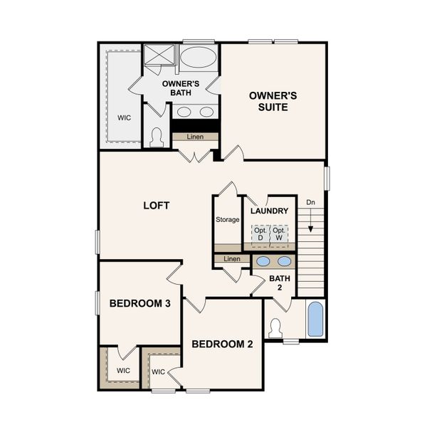 2D floor plan layout of this home in Canebrake at Hickory Hills, Old Hickory, TN (Image 5). 2D floor plan layout of this home in Canebrake at Hickory Hills, Old Hickory, TN (Image 5).
