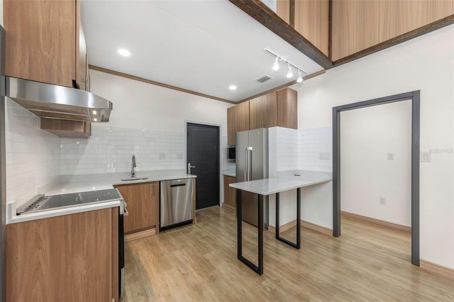 Furnished interior view inside a new home in , St. Petersburg (Image 12).