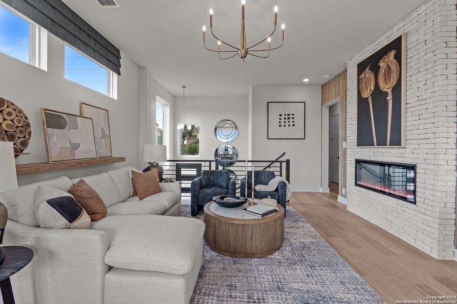 Furnished interior view inside a new home in Prominence – Now Selling, San Antonio (Image 37).