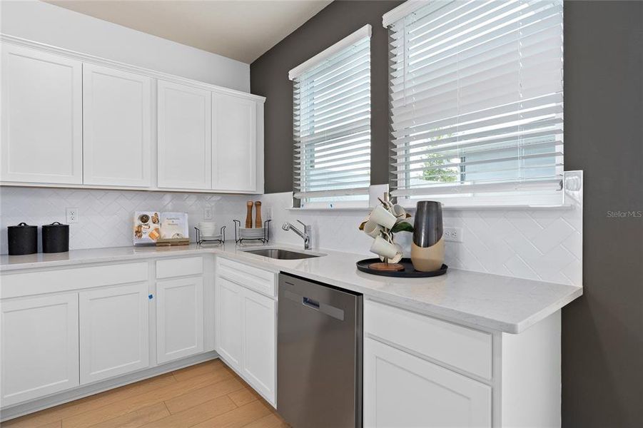 Furnished interior view inside a new home in Parkside Trails, Clermont (Image 10).