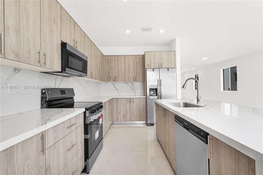 Furnished interior view inside a new home in , Miami (Image 4).