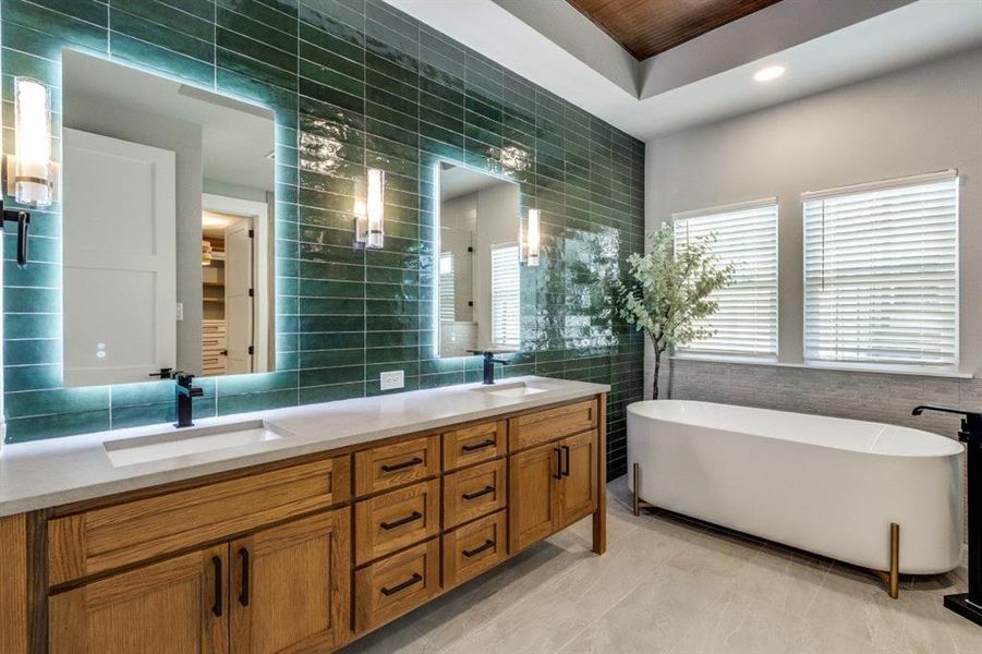 Furnished interior view inside a new home in , Dallas (Image 7). Furnished interior view inside a new home in , Dallas (Image 7).