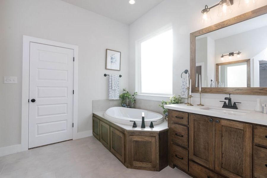Representative furnished interior of a home built from the The Lydia by Reece Homes in Greenbrier, Bryan (Image 17).