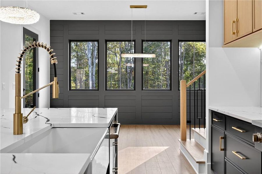 Furnished interior view inside a new home in , Auburn (Image 5).