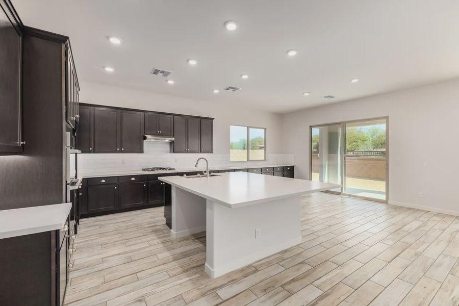 Furnished interior view inside a new home in Valencia at Granite Vista, Waddell (Image 7).