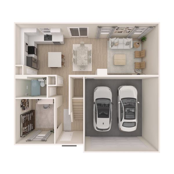 Image 15 representing the Oleander by K. Hovnanian® Homes in Aspire at New Hampstead, Savannah, GA. Image 15 representing the Oleander by K. Hovnanian® Homes in Aspire at New Hampstead, Savannah, GA.