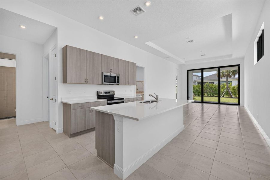 Kitchen & Living Area
