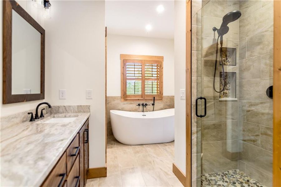 Furnished interior view inside a new home in , Talking Rock (Image 4).