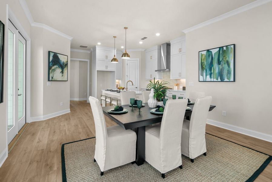 Representative furnished interior of a home built from the The Henley by The Providence Group in Promenade at Sawnee Village, Cumming (Image 10). Representative furnished interior of a home built from the The Henley by The Providence Group in Promenade at Sawnee Village, Cumming (Image 10).