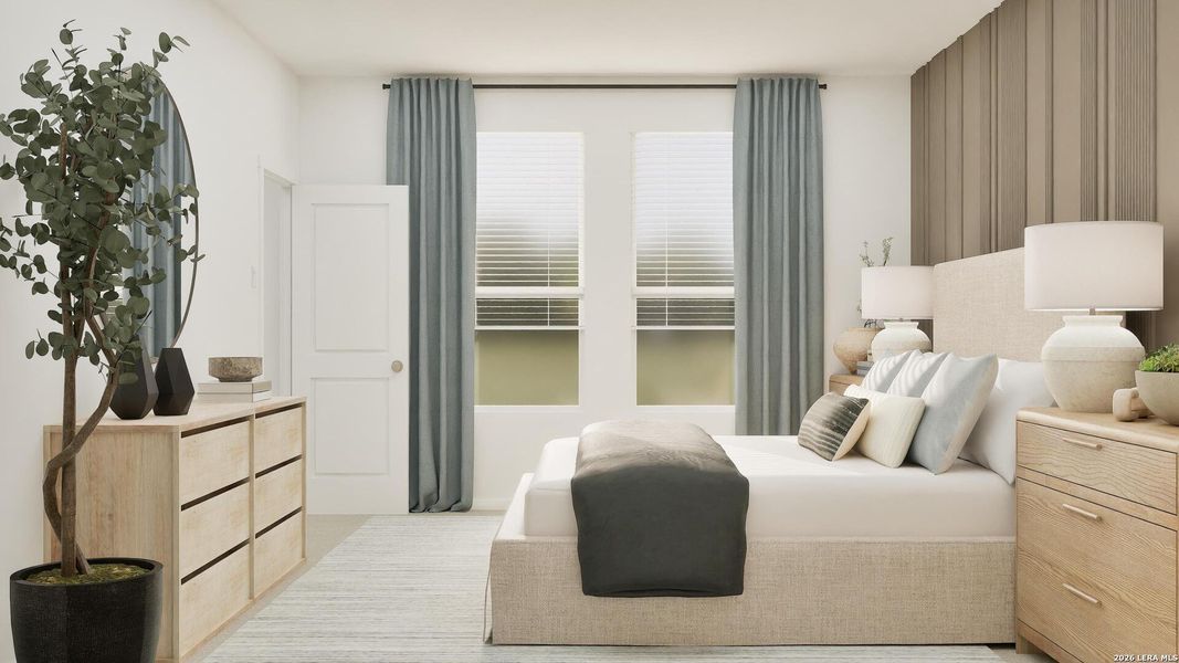 Furnished interior view inside a new home in Rose Valley, Converse (Image 10).