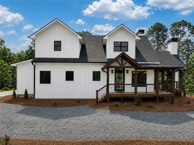 Front exterior of a new home in , Talking Rock, GA, highlighting curb appeal (Image 21). Front exterior of a new home in , Talking Rock, GA, highlighting curb appeal (Image 21).