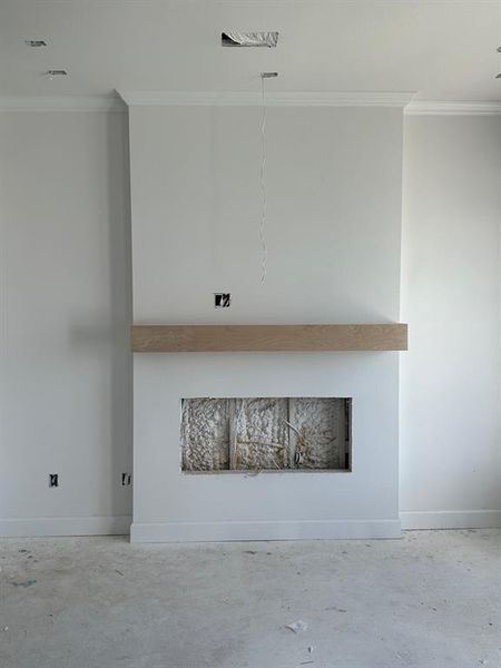 Electric Fireplace.