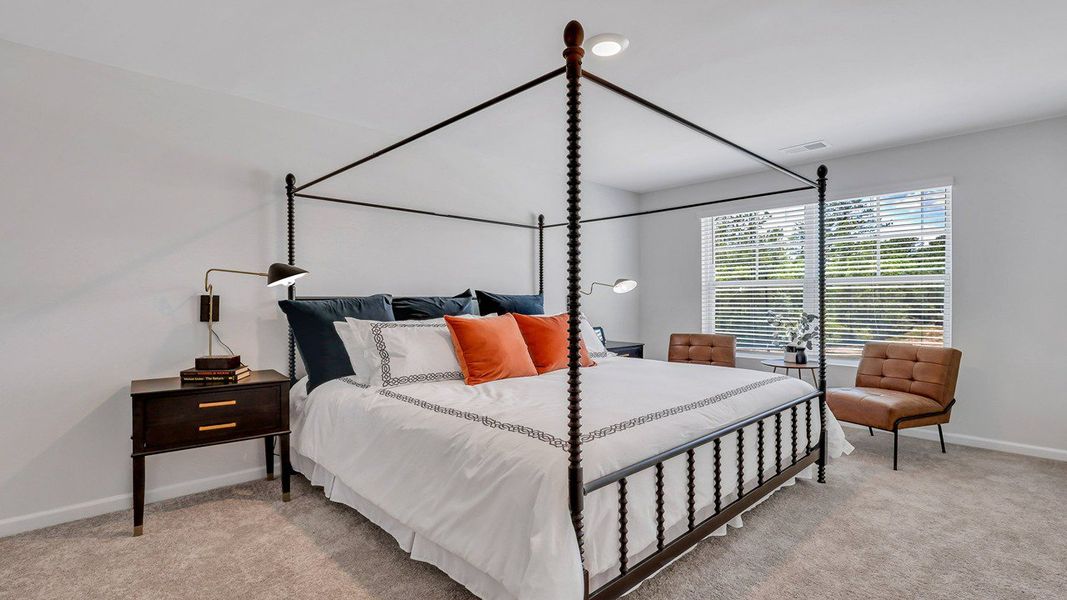 Furnished interior view inside a new home in The Pines at New Hampstead, Bloomingdale (Image 13).