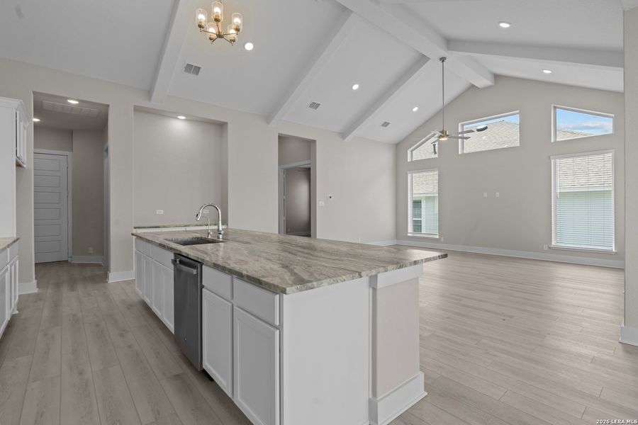 Furnished interior view inside a new home in , Boerne (Image 8).