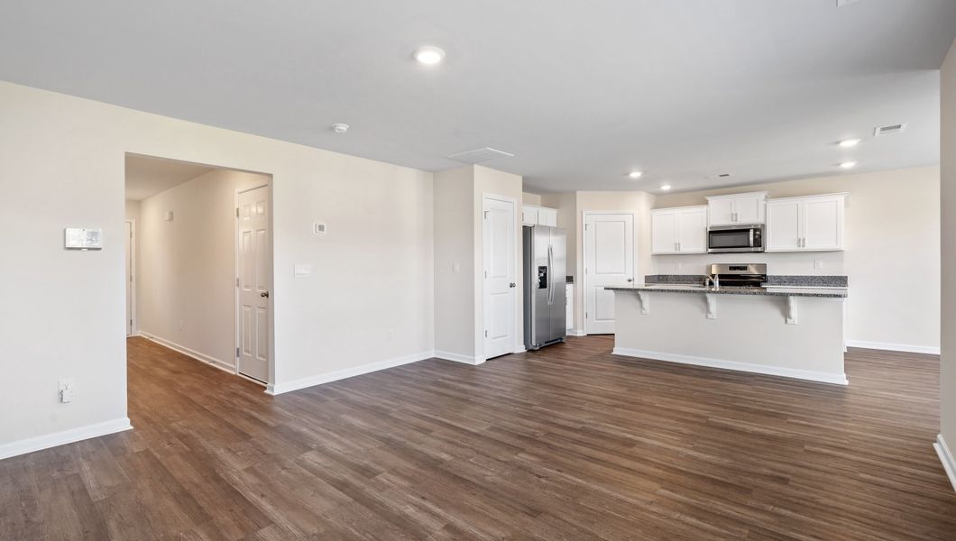 Representative unfurnished interior of a home built from the DARWIN by D.R. Horton in Baxter Village, Boiling Springs (Image 14). Representative unfurnished interior of a home built from the DARWIN by D.R. Horton in Baxter Village, Boiling Springs (Image 14).