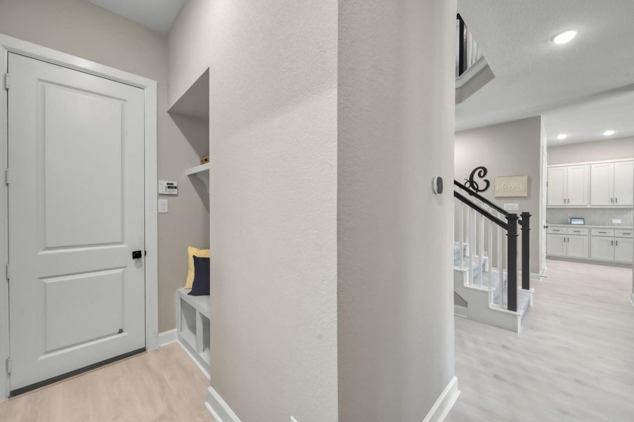 Furnished interior view inside a new home in The Woodlands Hills 60’, Willis (Image 40).