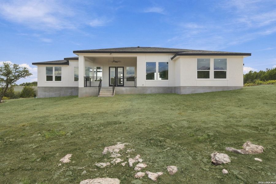 Exterior details and patio area of a home in , Mico (Image 29).