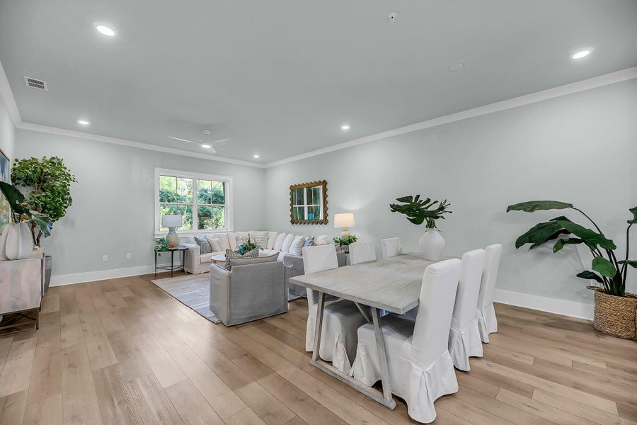 Furnished interior view inside a new home in , Johns Island (Image 28).