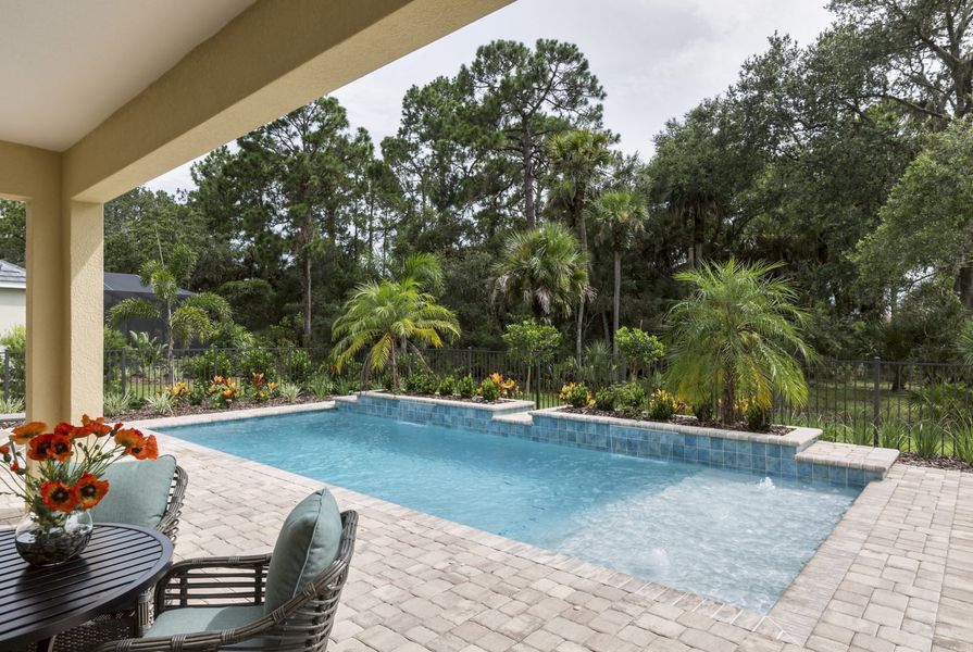 Representative exterior details of a home built from the Laurel 2 by Neal Communities in Palm Grove, Bradenton (Image 3).