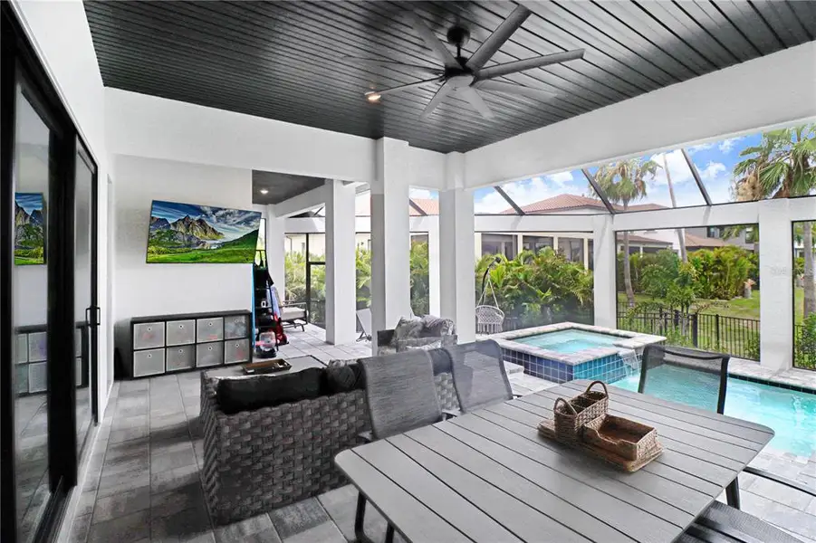 Exterior details and patio area of a home in , Apollo Beach (Image 21). Exterior details and patio area of a home in , Apollo Beach (Image 21).