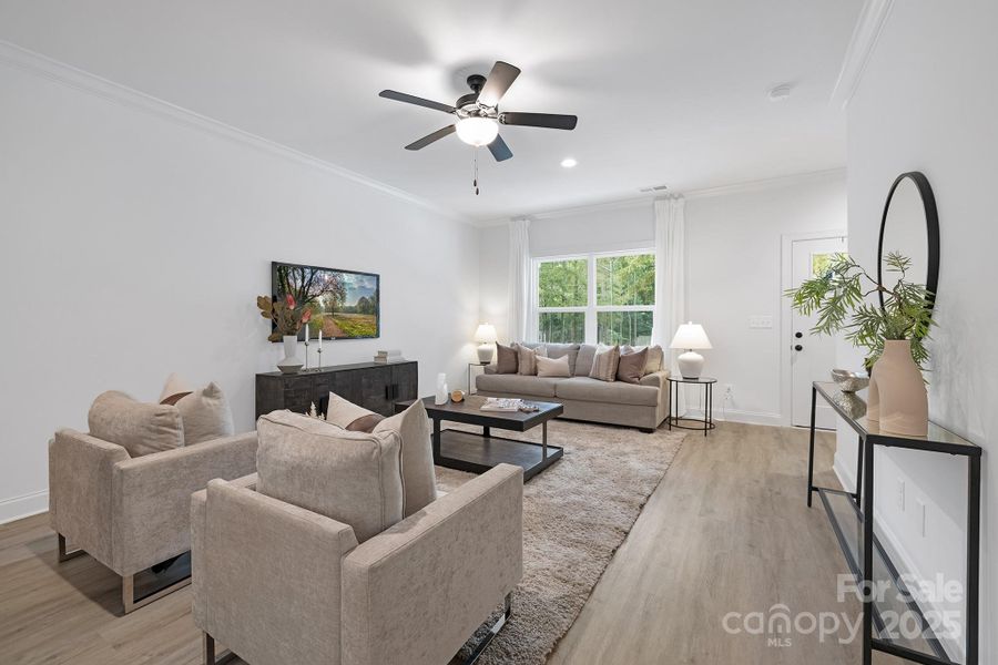 Furnished interior view inside a new home in , Waxhaw (Image 13).